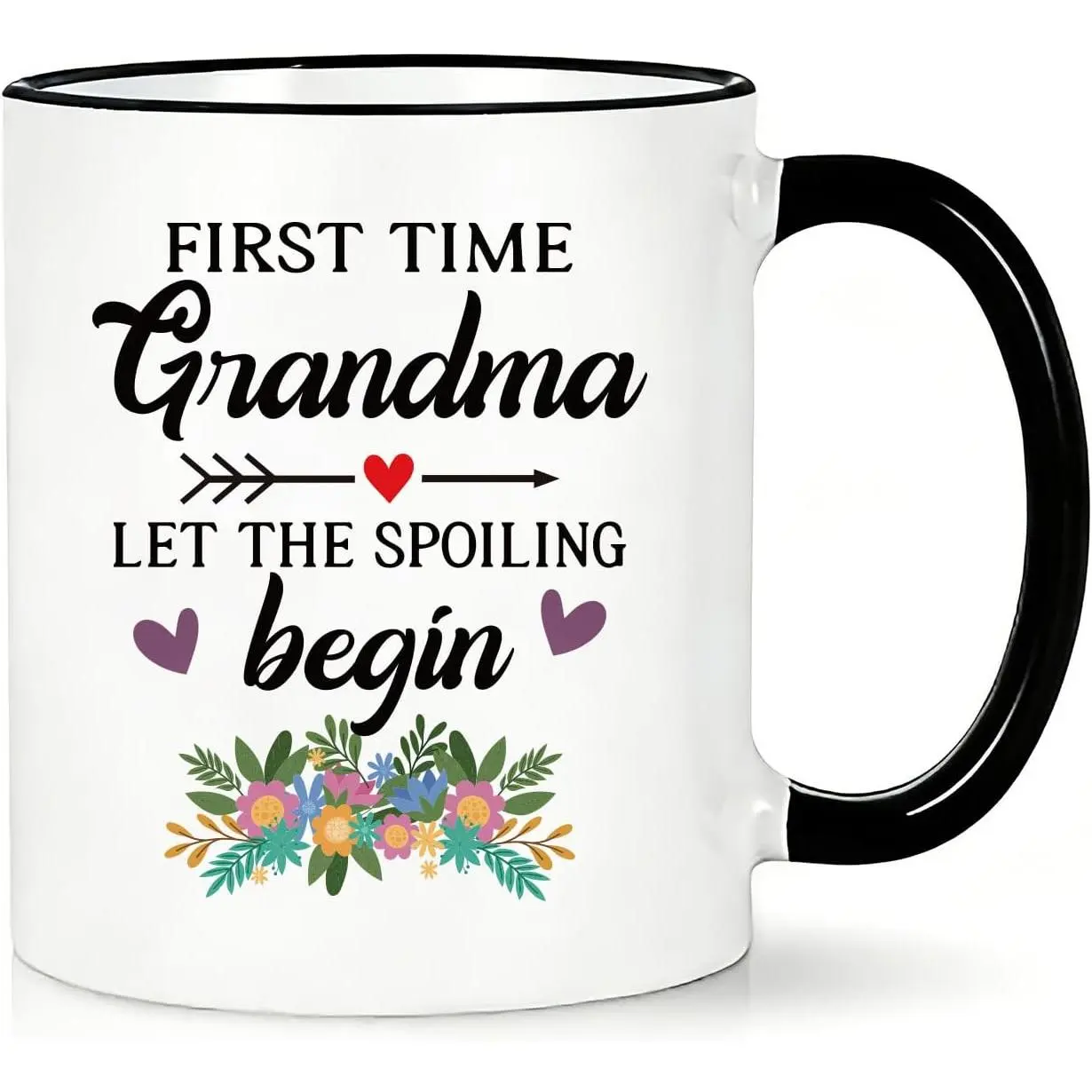 First Time Grandma Mug,  Grandma  Announcement, First Time Grandmother Present,  Reveal  for Grandma, 11 Oz Coffee Mug