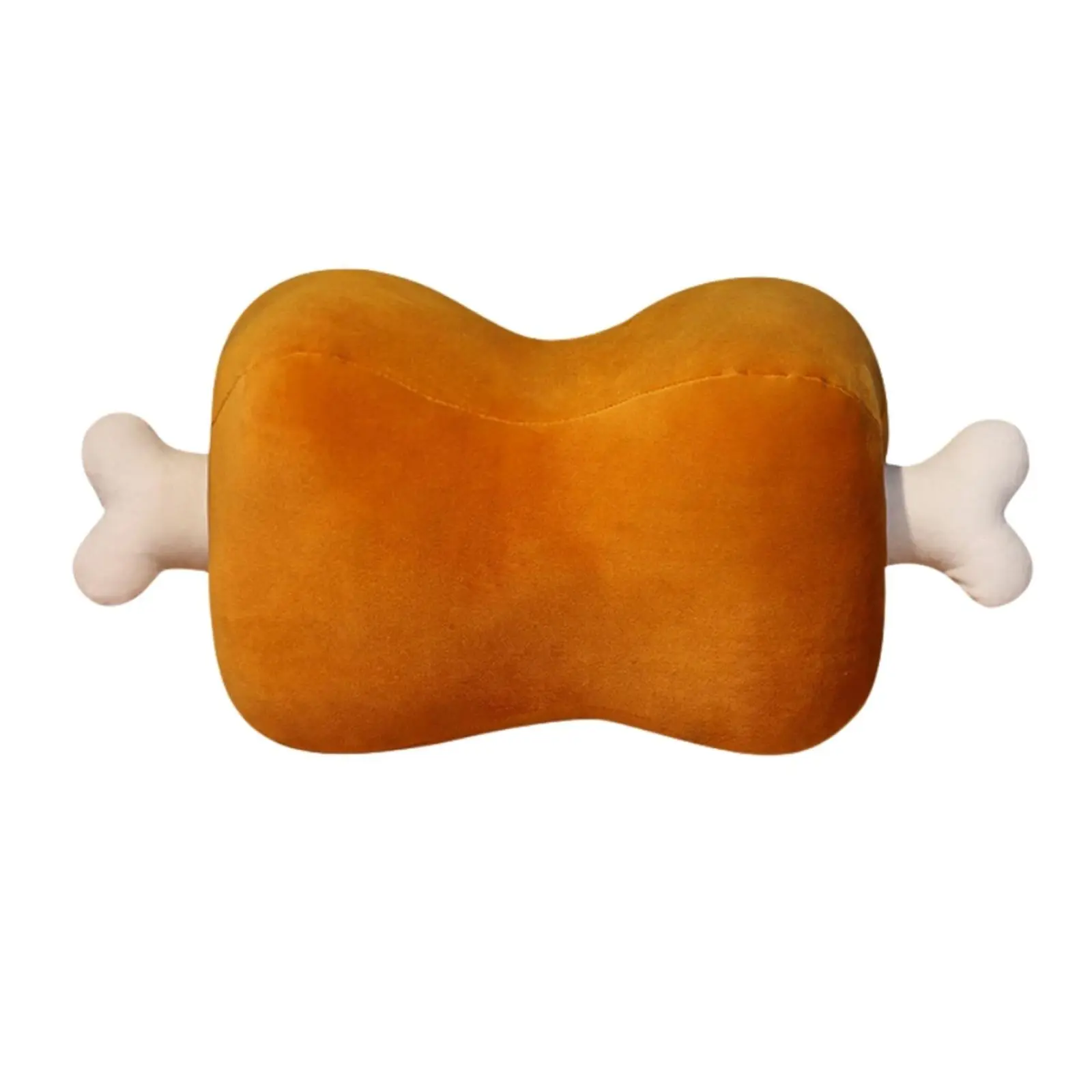 Cartoon Meat Bone Plush Pillow, Removable Bone-Shaped Neck Pillow & Hand Warmer, for Office Nap, Student Desk Sleeping, Car Lumbar, Reading, High Elastic PP Cotton, Soft Plush