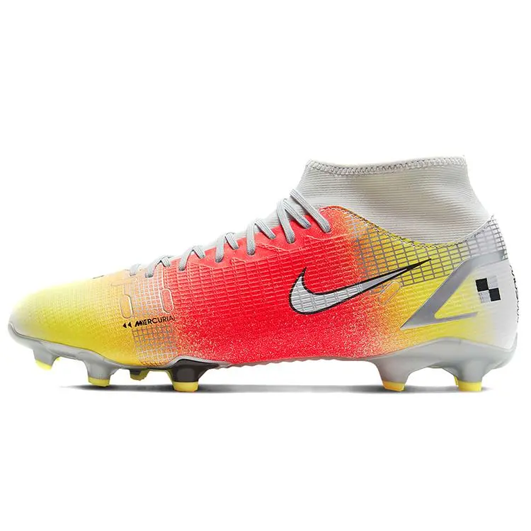 Nike Mercurial Superfly 8 Academy MDS Round Toe Lace-Up MG FG Anti-Slip Wear-Resistant Support Balance Shock-Resistant Soccer Shoes CV0948-108