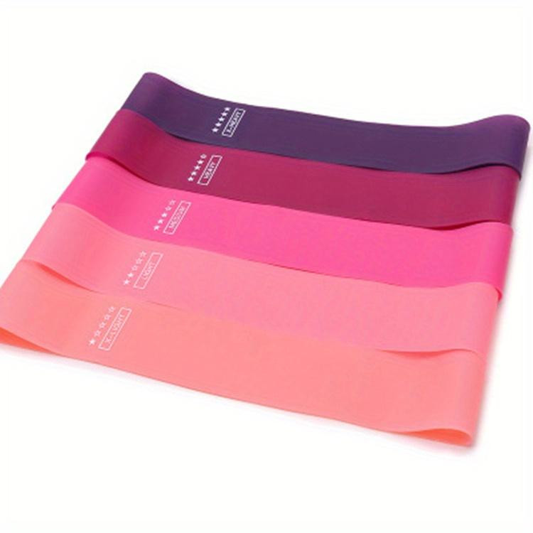 Gradient Resistance Band Silicone Elastic Band Fitness Bicep Squat Exercise Stretching Band Yoga Pull-Up Band