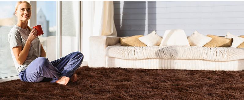 Super Soft Fluffy Rug for Bedroom, Modern Shaggy Fuzzy Kids Rugs for Living Room, Plush Indoor Nursery Home Decor Dorm Carpet with Non-Slip Bottom, 3 X 5 Feet