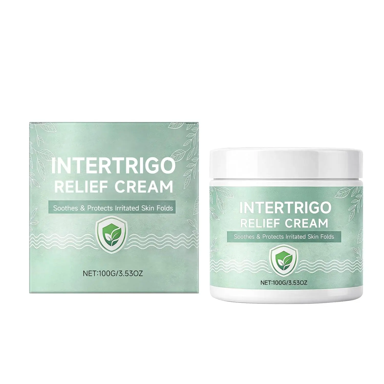 Intertrigo Cream - Skin Fold Barrier Cream for Moisture & Friction Protection, Helps Support Skin Comfort, Fast-Drying Non-Greasy Formula for Friction-Prone Areas