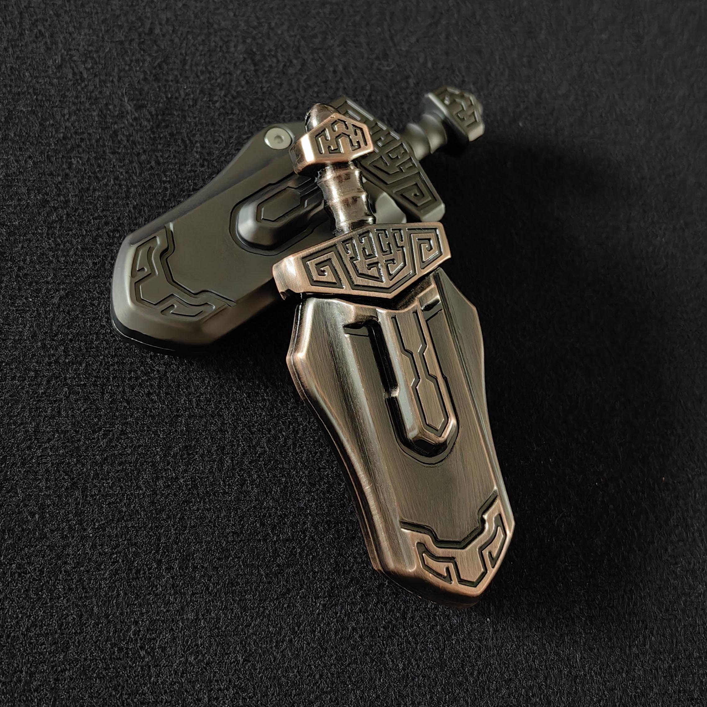 Metallic Sword Design Fidget Toy, Stress Relief Fidgeting, 1 Piece Stress Relief Toy for Adults, Portable Fidget Sliders, Anti-anxiety Office Toys