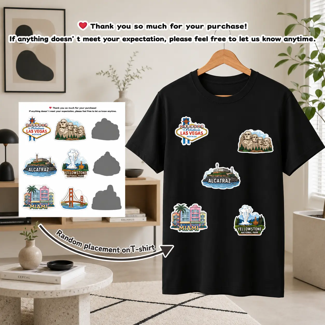 Vinyl Sticker Pack - USA Landmark, City, and National Park Travel Decals for Laptops, Luggage, and Water Bottles, Vinyl Stickers, Landmarks Pack