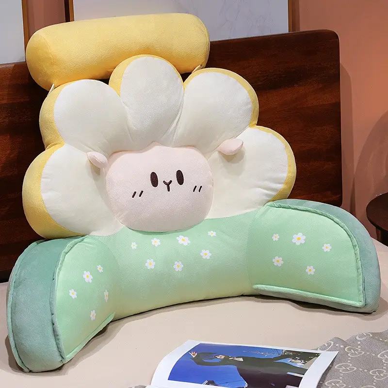Ergonomic Lumbar Pillow for Reading, Adjustable Soft Backrest, Ideal for Bed Sofa Chair, Home Decor, Ultimate Comfort Support