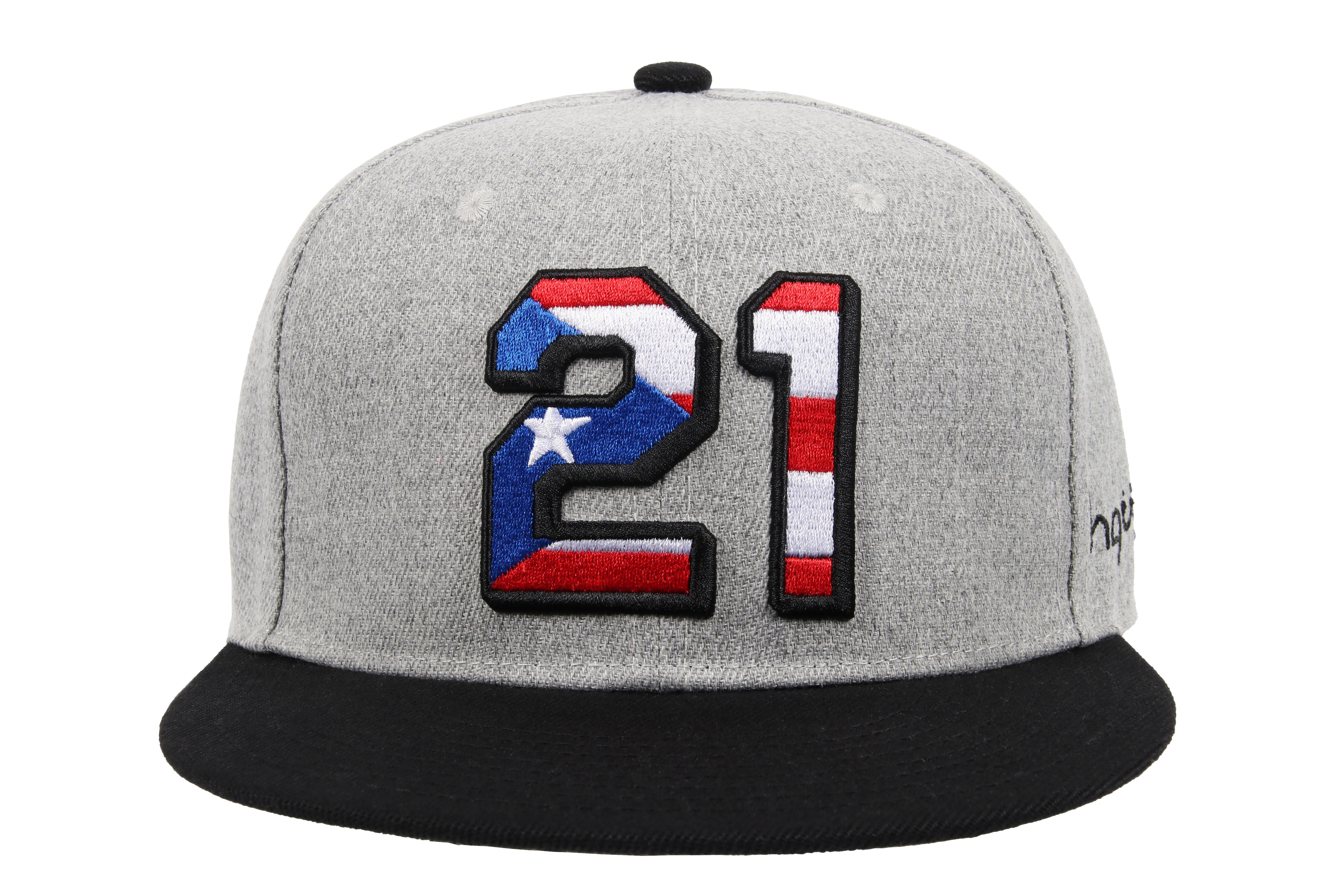 Breathable Comfortable Baseball Cap, Retro Adjustable, 21, Daily All-match Hat, Clemente, 3D Embroidered Adjustable Outdoor Sport Cap, Grey