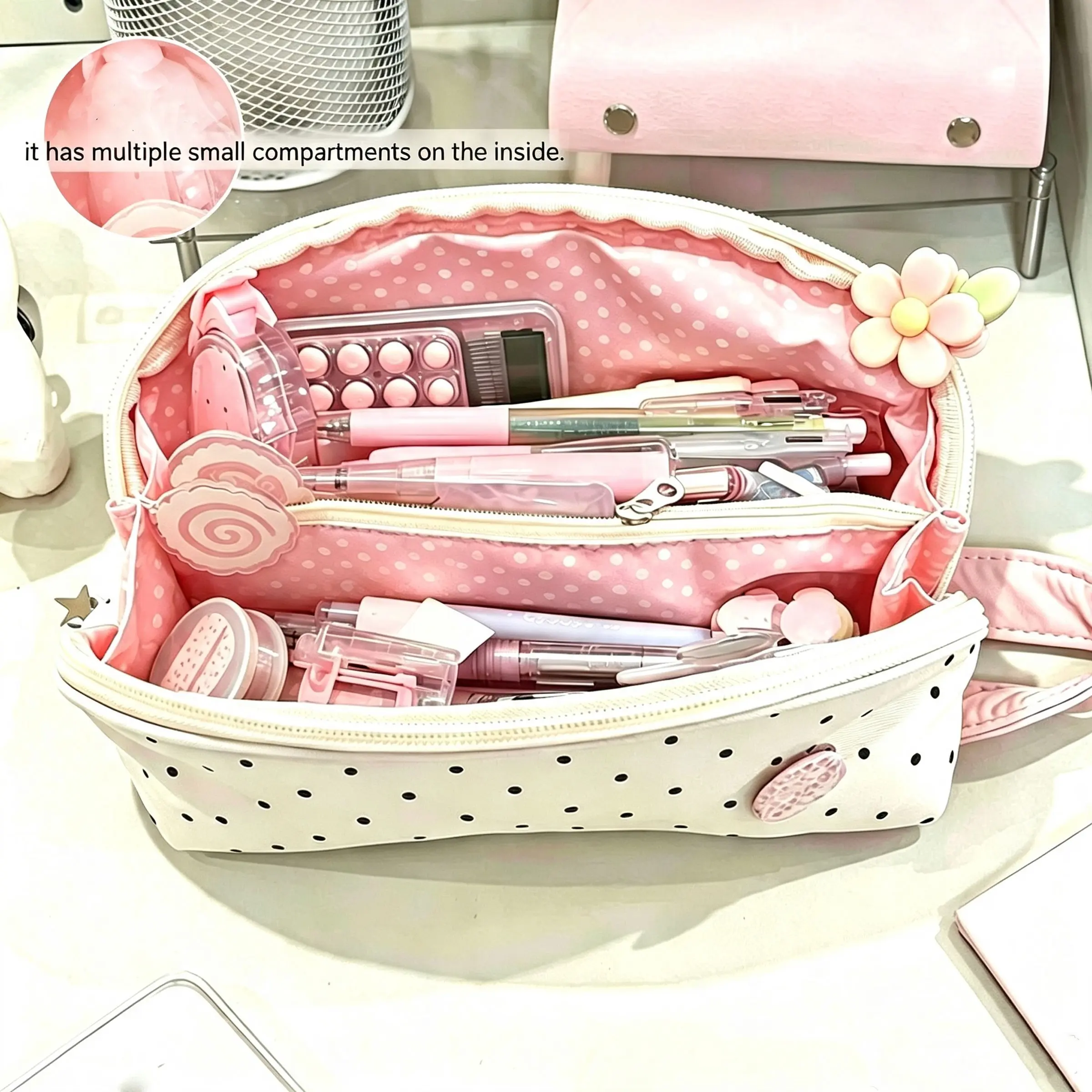Large Capacity Pencil Case with Zipper, Multi-Functional Storage Bag for School and Office, Perfect Gift for Students