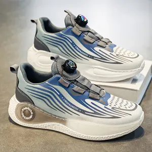 GGOR Dark Night Gold-Plated Athletic Shoes Basketball Shoes Height-Increasing Thick Sole Dad Shoes