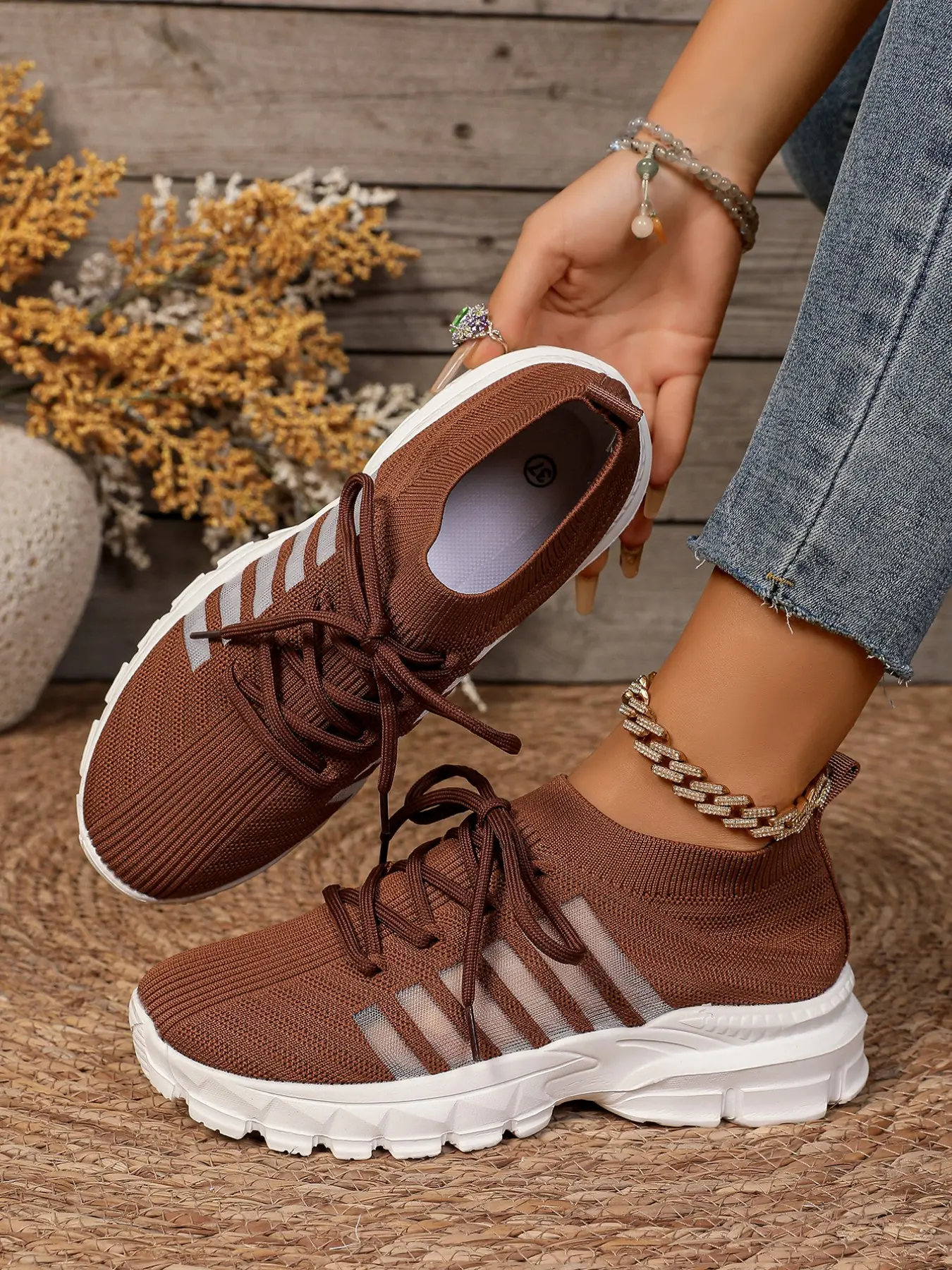 Fashion Women's Sneakers, Colorblock Platform Training Shoes, Lightweight Athletic Sneakers, Lightweight Sporty Sneakers, Cushioned Anti-Slip, All-Day Comfort Walking Running Casual Shoes