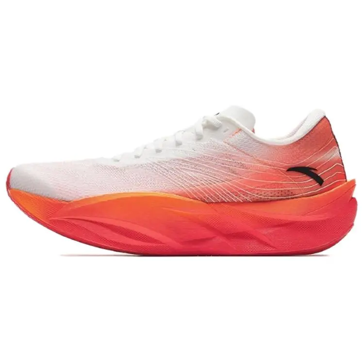 Anta C202 6.0 Men's Low-Top Running Shoes, Carbon Plate, Nitrogen Tech, Cushioning Foam, Durable, Carbon Rubber, Engineered Mesh, Moisture-Wick, Credentialed with Global Authentication Support