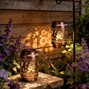 Gifts for Women, Birthday Gifts for Mom Grandma, Solar Lanterns Outdoor  Hummingbird Garden Decor, 10 Hours Long Lasting  Solar Lights, Solar Decoration Outside for Yard Patio Porch