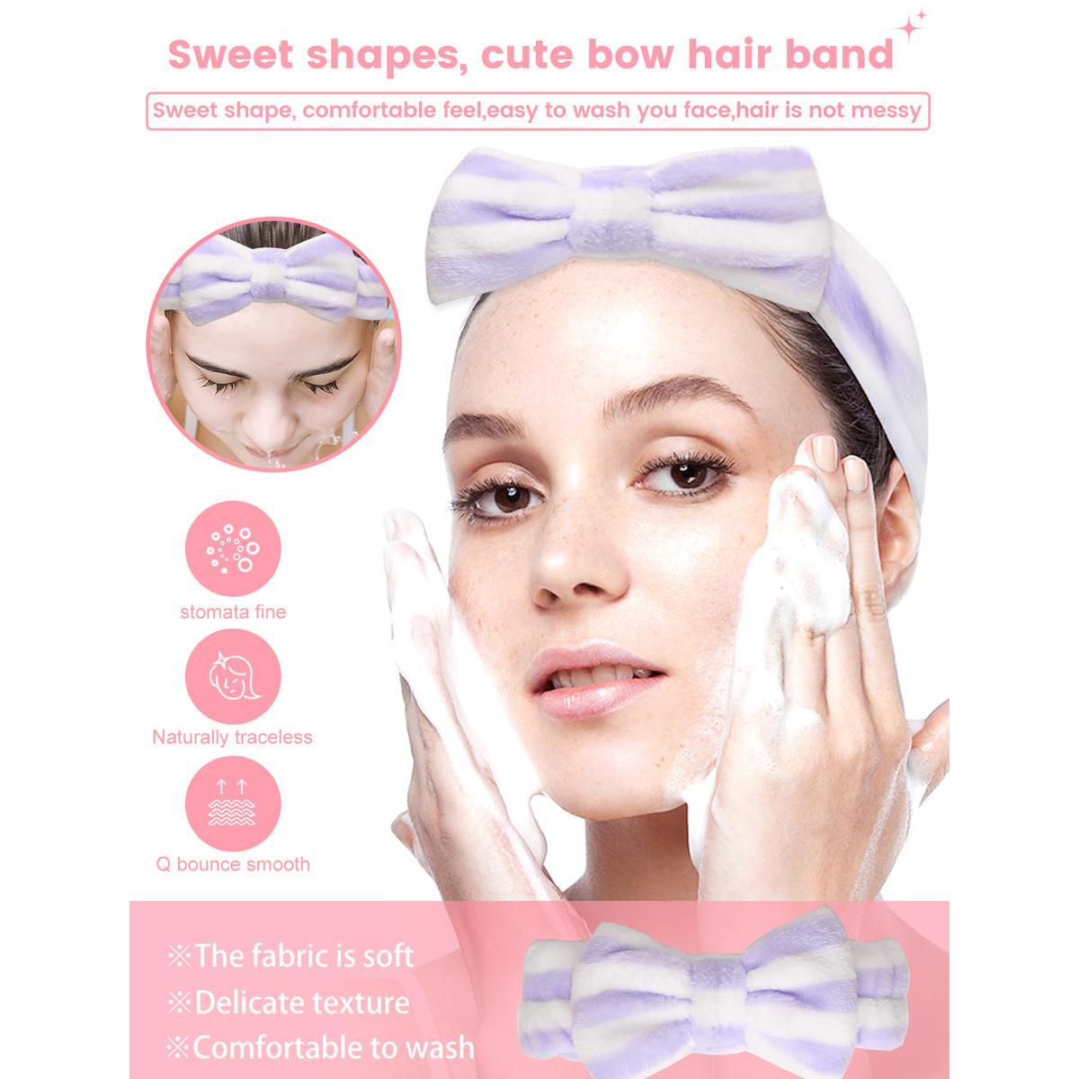 Makeup Set, 31pcs/set Cosmetic Sponges & Puff & Sponge & Headband & Cleansing Puff & Eyelash Curler & Mask Brush & Eyebrow Template & Tweezers & Wrist Strap