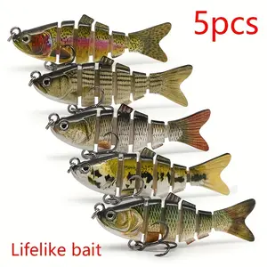 5pcs set of mini lure bionic fishing bait 8g slow-sinking artificial hard bait for both saltwater and freshwater