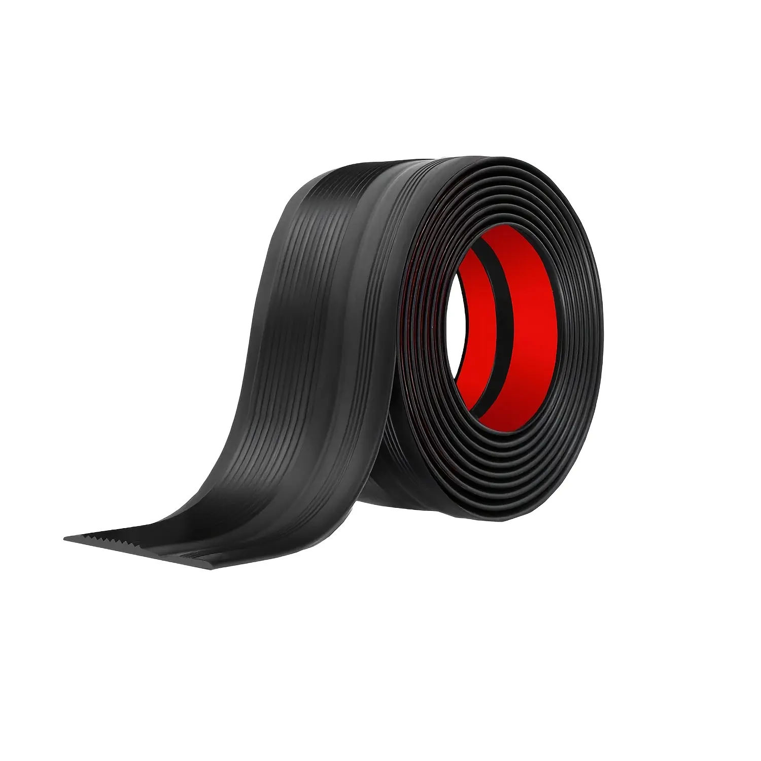 Yitape Soft PVC Non-Slip Stair Protector, 1m L-Shaped Self-Adhesive Step Decor, Home Indoor Wood Door Stair Collision Proof Glue Strip
