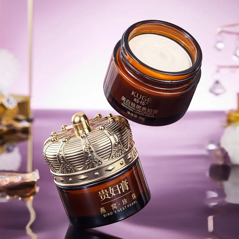 Luxury Bird Nest Pearl Face Cream Fade Pigmentation Long Lasting Hydration Concealer Skin Care Cream
