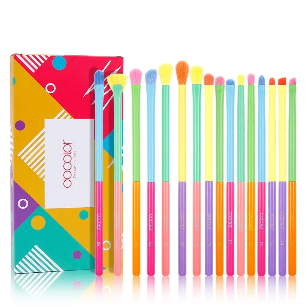 16-Piece Professional Eyeshadow Brush Set, Soft Bristles Makeup Tools, Cosmetics Brush, Essential for Perfect Eye Makeup, Multifunctional Eye Brushes, Brush Kit