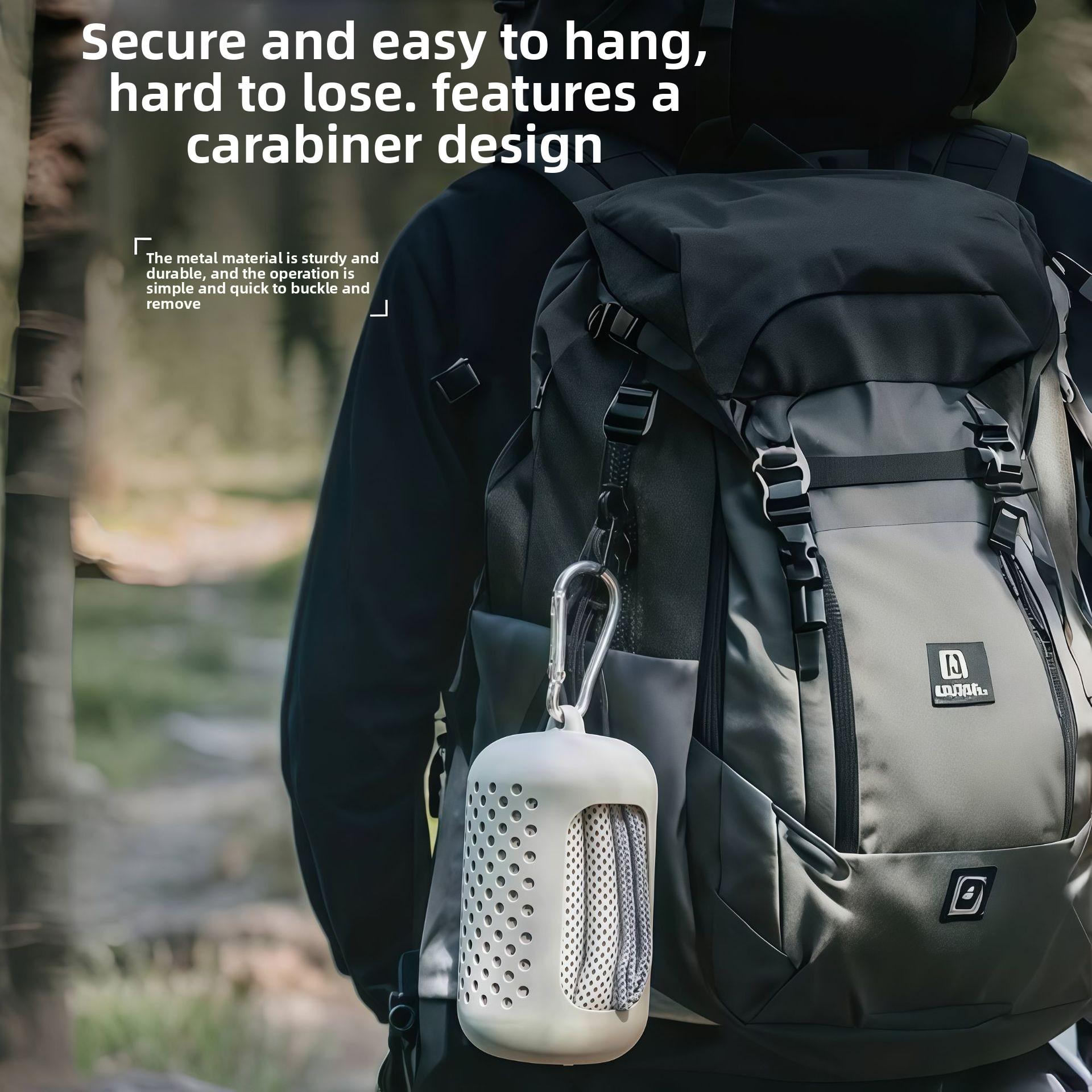 Silicone cover summer cold sports towel outdoor ice fitness running cold towel ice silk quick drying cooling ice towel