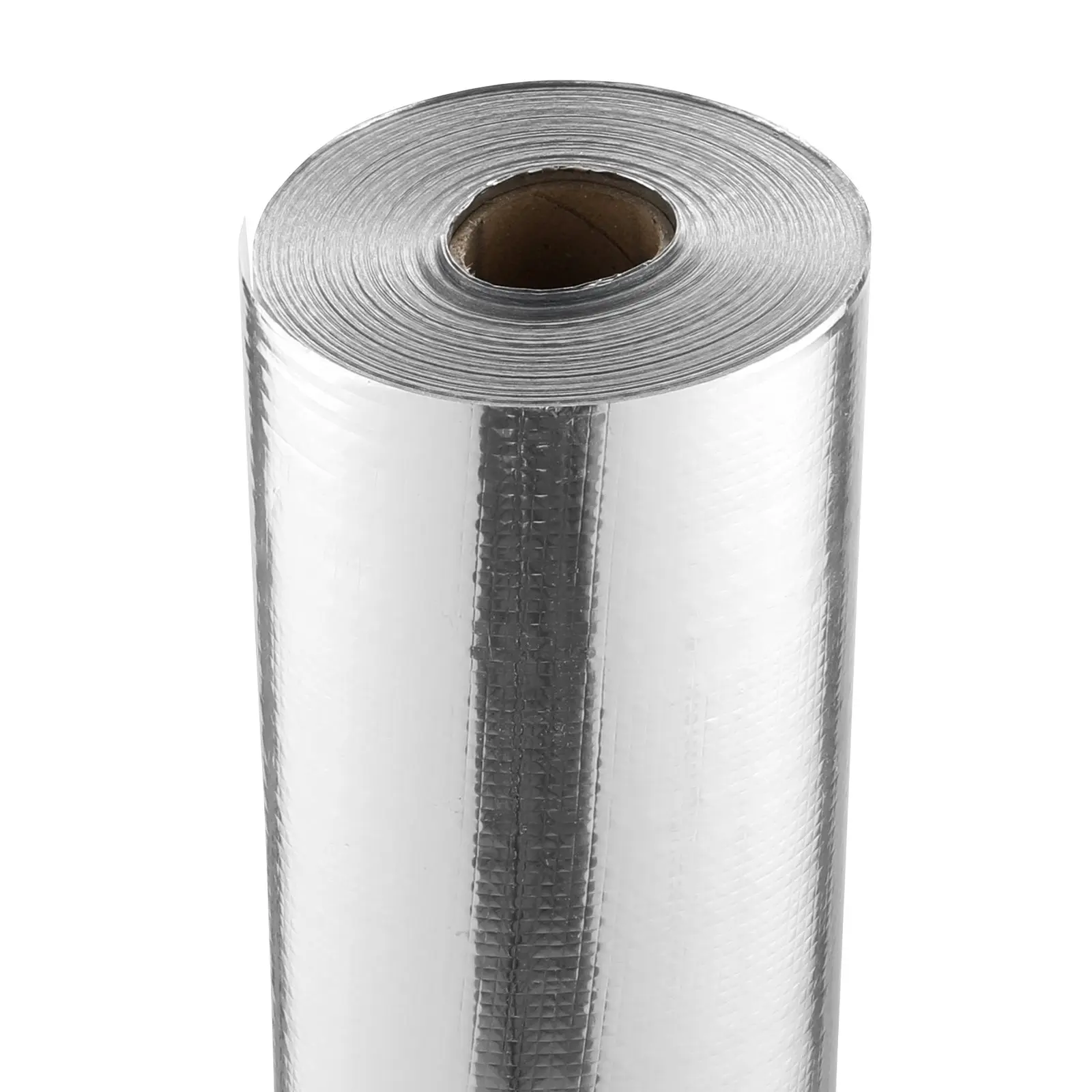 【DealsForYouDays】VEVOR Double Reflective Insulation Roll, Woven Fabric Radiant Barrier, 6.5 Mil 48 inx 250 ft, Aluminum Foil PE Woven Cloth Heat Reflective Shield, Thermal Insulation Roll for Window RV Roof