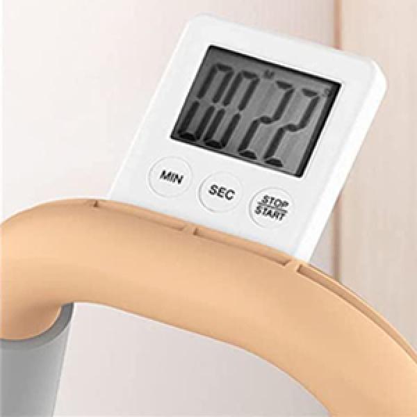 Ab Roller Wheel,with Timer Automatic Rebound Abdominal Wheel,Elbow Support Abs Roller Wheel Core Exercise Equipment