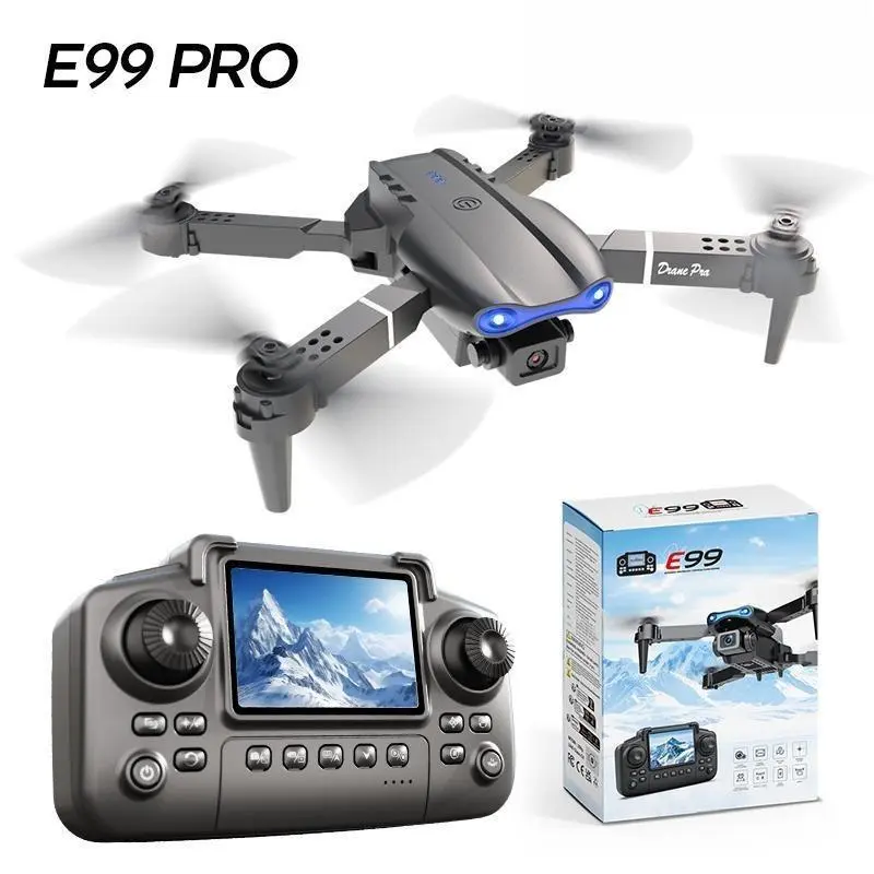 E99 PRO RC Quadcopter Toy with Screen Remote for Outdoor Flying