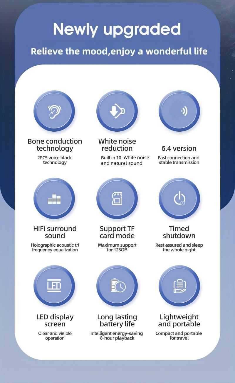 Bone Conduction Wireless Sleep Speaker