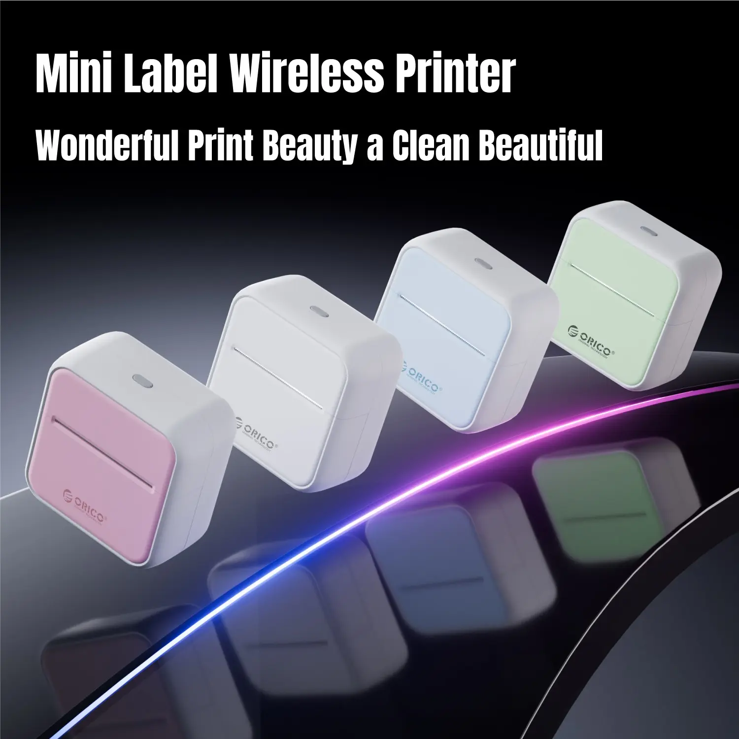 S1 Multi-Functional Mini Portable Thermal Wireless Printer, Inkless Printing, Pocket Printer, Multiple Color Options, Prints Notes, Labels, Photos, Texts