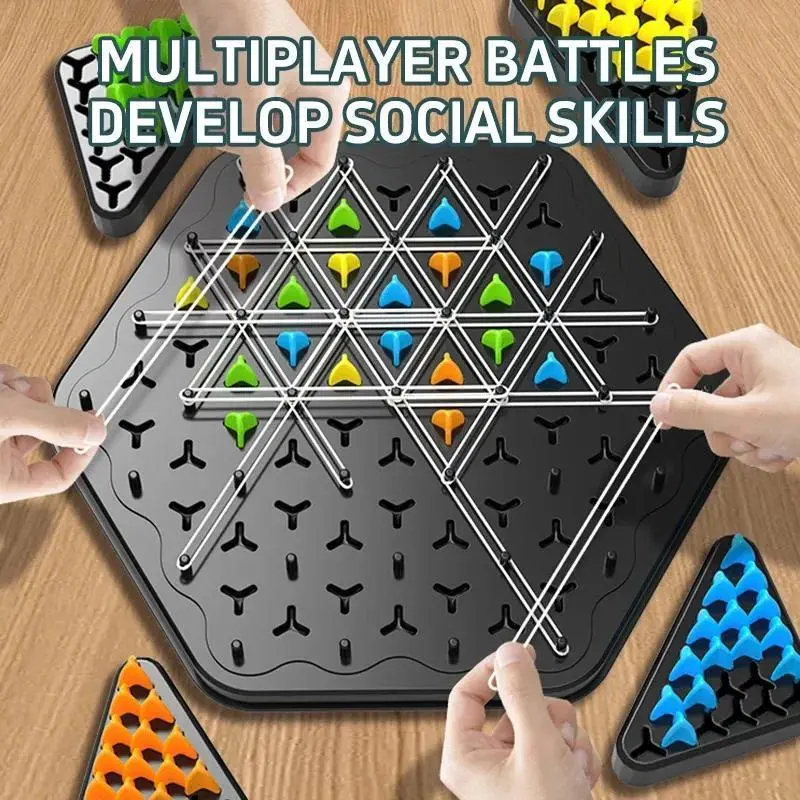Triangle Chess Splendor Duel Board Game Strategy Game for Kids and Adults Fun Family Game Logic Chess Track Tables Game Toys