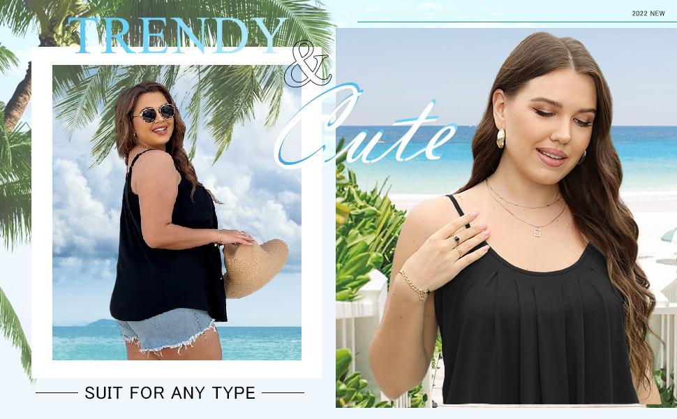 WIHOLL Summer Tank Tops for Women Vacation Outfits 2024 Fashion Trendy Clothes SpringStatements