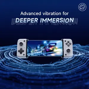 Easysmx M05 Wireless Game Controller, Dual-Mode Joystick, 500hz Response, Android & iOS Compatible, Turbo, Macro, Vibration, USB Powered