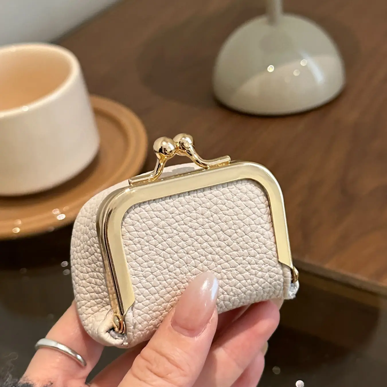 Fashion Luxury Mini Wallet, Small Stylish Chain Bag, Elegant Chain Bag, Earphone Pouch, Party Dress Accessory, Evening Clutch Shoulder Crossbody Bag