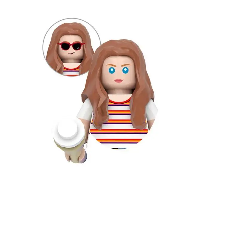 2026 new hot item  Version Max Will Nancy Horror Minifigures - Small Particle Building Blocks Christmas Doll Toy Gift for Role Play