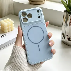 Liquid silicone phone case Phone case for iPhone 17 Pro Max 17 Air 16 15 14 13 Pro Max,Compatible with MagSafe, Durable Liquid Silicagel Magnetic Phone Cases, Heavy Duty Shockproof and Anti-Drop Protective Cover