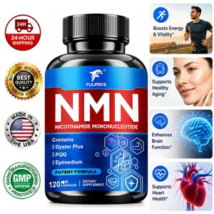 Potent NMN & Oyster Peptide Supplement – 400mg NMN plus PQQ Disodium Salt and Epimedium sagittatum 10:1 Extract – Promotes NAD+ Production, Mental Clarity, Stamina – 60 Capsules
