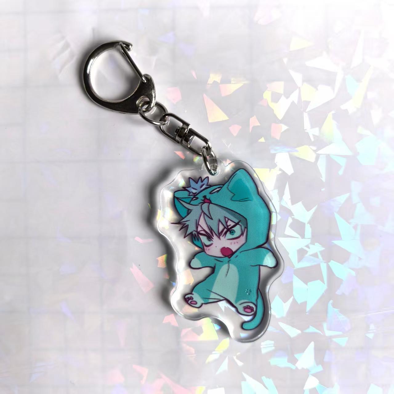 Anime ALIEN STAGE Keychains Pendant Car Key Chain Acrylic Stand MIZI SUA TILL IVAN HYUNA LUKA Fans Gifts cosplay Accessories