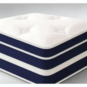 FVBEAYA 12/14-Inch Twin, Full, Queen, King, Memory Mattress with Independent Springs, Provides Pressure Relief, Motion Isolation and Firm Edges, Medium Firmness, Breathable and Washable,  Spring Mattress in a box ,Gel infuse memory foam, Memory Foam Mattr