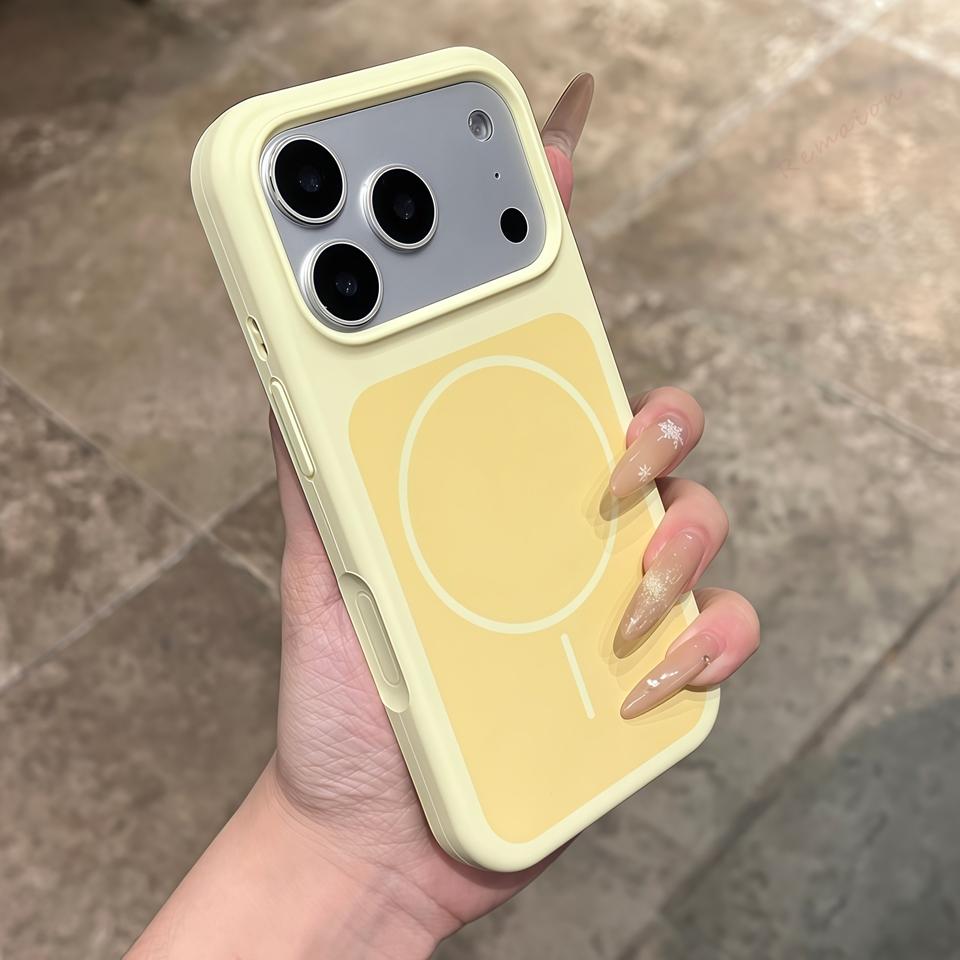 New Liquid Silicone Magnetic Phone Case For iPhone 17 Air 15 14 13 16 17 Pro Max Plus Magsafe Official Charging Protector Cover