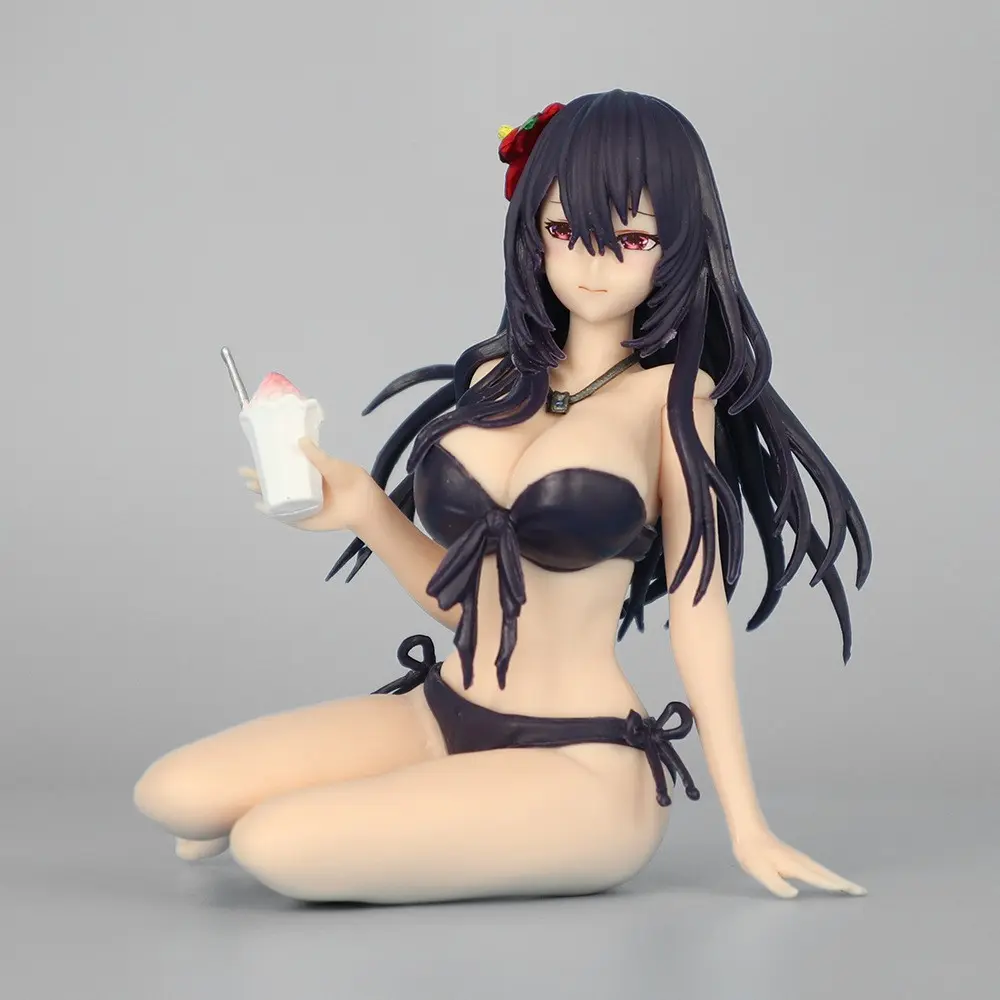 Shy Love Girl Swimsuit Model Handmade Figure, Sexy Desktop Decoration, High-Quality Anime Collectible, Perfect Gift for Fans