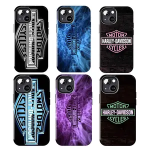 Heavy-Industrial Style Phone Case Featuring a Metallic Texture, blue flames, steampunk elements, and black wood grain Glossy Phone Case For IPhone 17-11, Pro Max, Pro Plus, and Samsung S26-23 Safety Two-In-One Case Perfect Gift