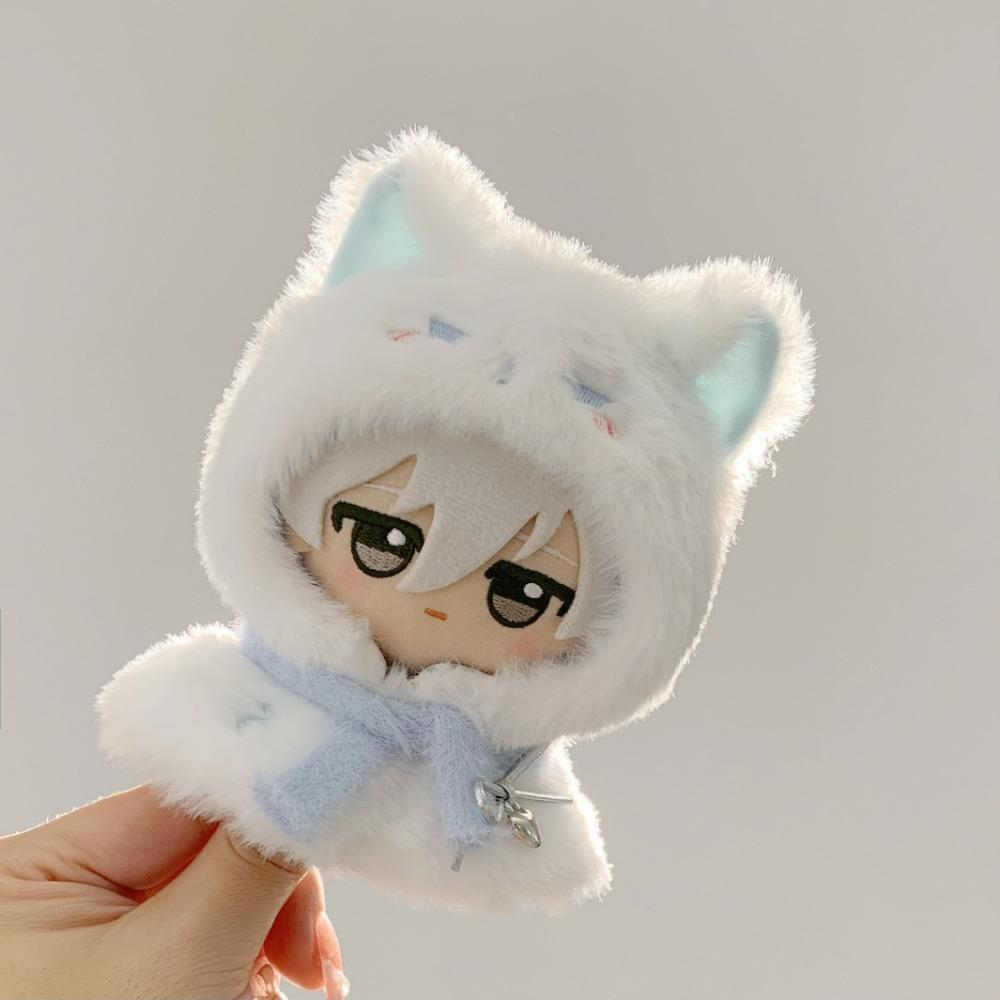Plush Cloak 10cm Cotton Doll Clothes Suit Cute 20cm Doll Clothes Outfit Dress Up Blue Doll Clothes Set Children's Gift