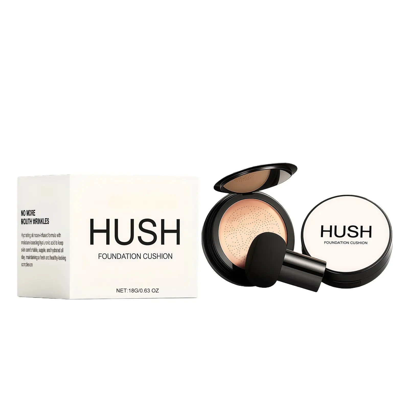 AMZ Light Glow Air Cushion Foundation, Natural Coverage Long Lasting Hydrating Dewy Finish
