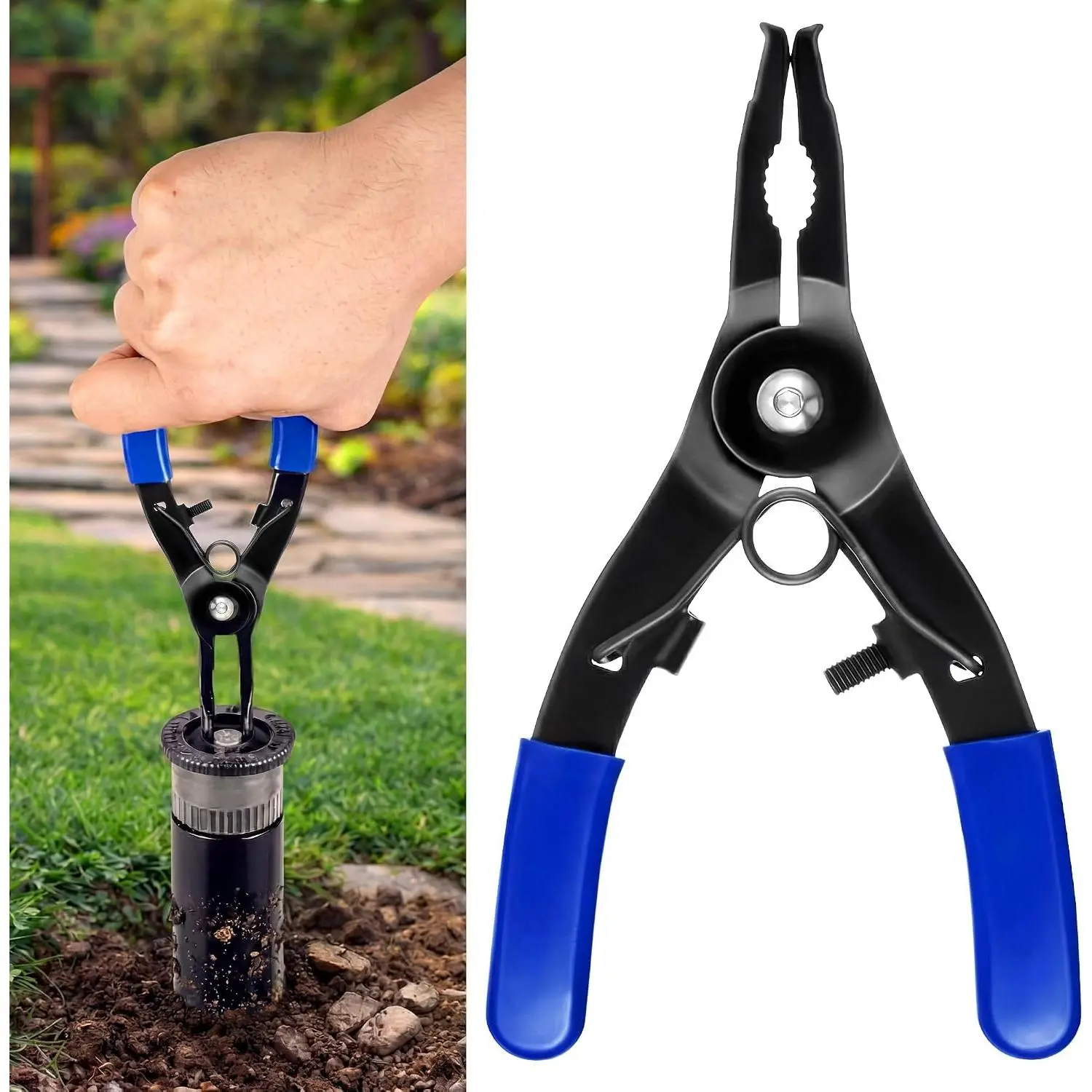Pull Up Tool for Pop Up Sprinklers, Sprinkler  Tool Compatible with Rain Bird Hunter and Pull Raise Tools, Rotor Adjustment Tools for Lawn Irrigation System Repair