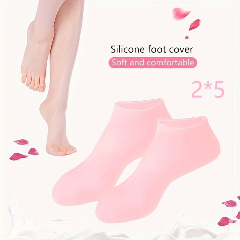 Silicone Foot Care Socks, 5 Pairs Moisturizing Foot Care Socks, Foot Skin Care Tool for Women & Men, Intensive Foot Care, Professional Foot Care Products