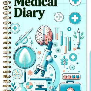 Medical Diary Spiral Notebook, Health Log & Medical Record Journal, Essential Tool for Nurses & Patients, Organize Your Healthcare Records