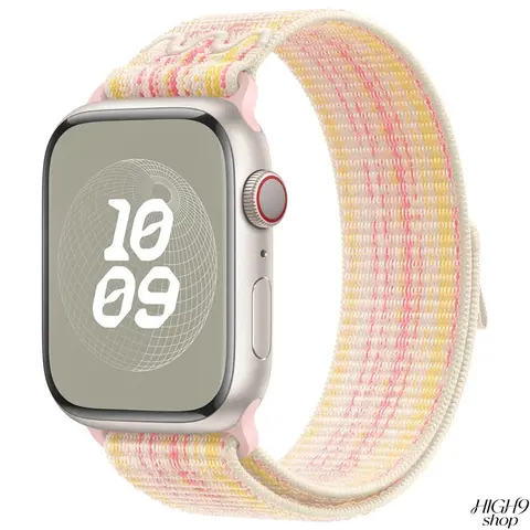 Nylon Hook-and-Loop Wearable Wristband Smartwatch Replacement Strap - Durable, Waterproof Breathable, Adjustable Smartwatch Accessories Compatible with Series 4-11