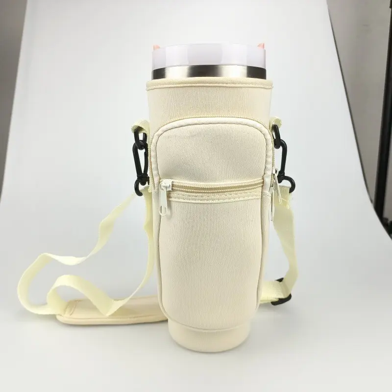 40 Oz Car Mug Cup Sleeve with Adjustable Shoulder Strap, Insulated Mug Handle Carrier for Water Bottles, Convenient Storage Pouch, Drink Protectors, Drink Holders, Tumbler Carrier