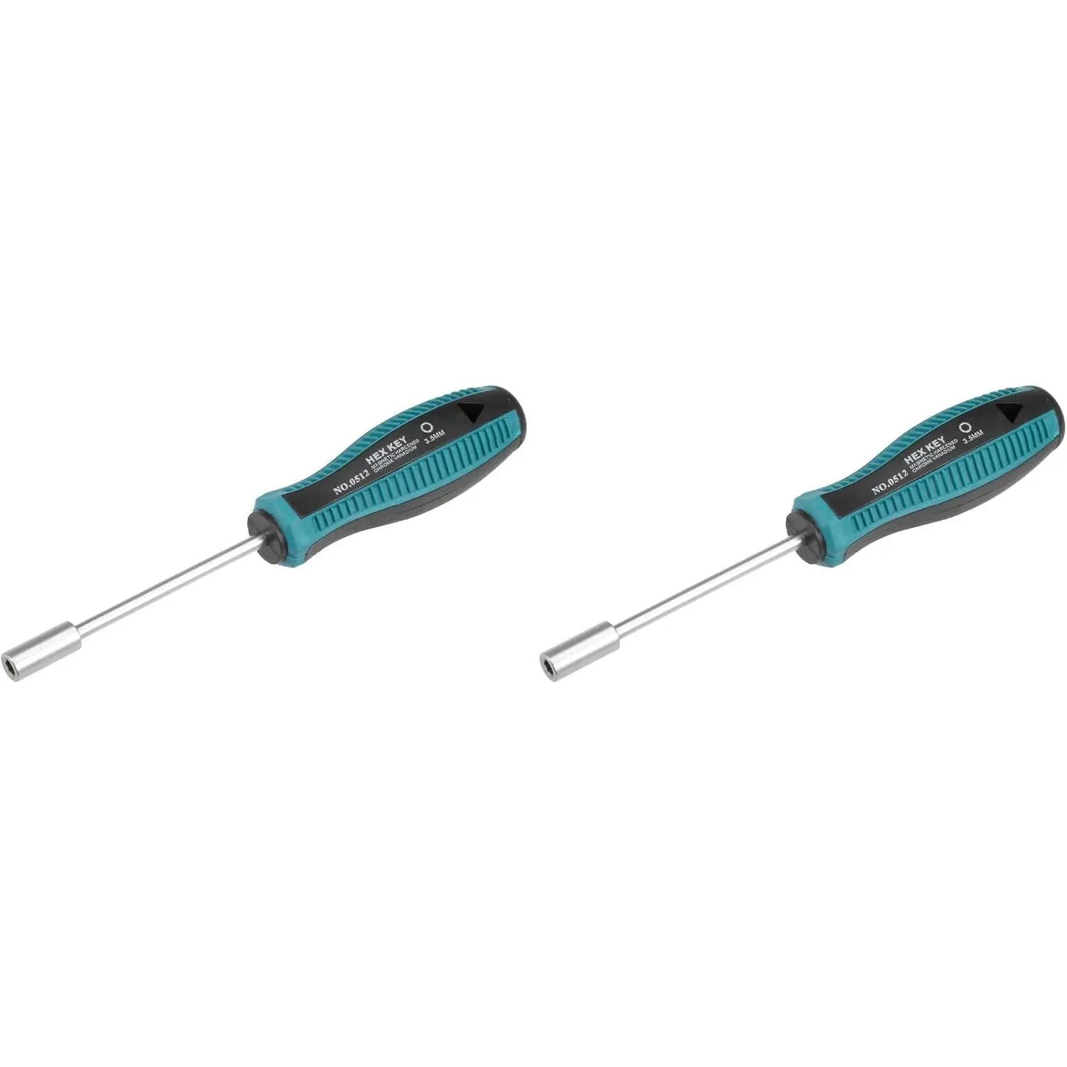 3.5mm Non- Tip Six Point Hex Nut Driver with 3-Inch Round Shaft