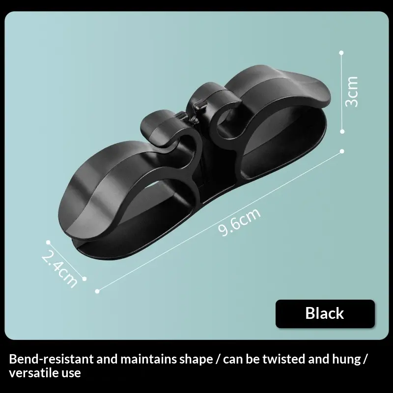 Multifunctional Plastic Clip Cord Organizer - Mountable Plug Holder Hooks & Rails, Cord Control Winder, Power Plug Fixer for Household Kitchen Appliances (Unisex Use), Tech Organizer Hooks & Rails, Wire Winders