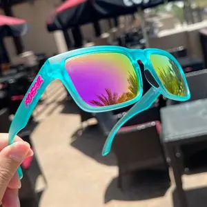 Unisex Square Polarized Sunglasses, Classic UV Protection Outdoor Shades, Sports Eyeglasses for Fishing Driving & Daily Wearsummerwins