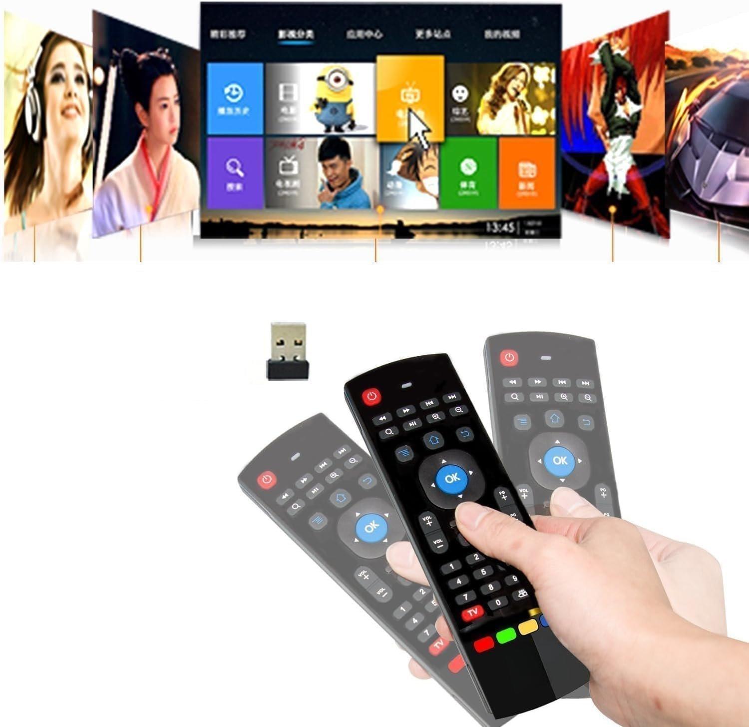 MX3 Multifunction 2.4G Fly  Mini  Keyboard &  Remote Control & 3-Gyro + 3-Gsensor for  Android  TV, IPTV, HTPC, Windows,Networked set-top Box,Mini PC,Andriod TV Box