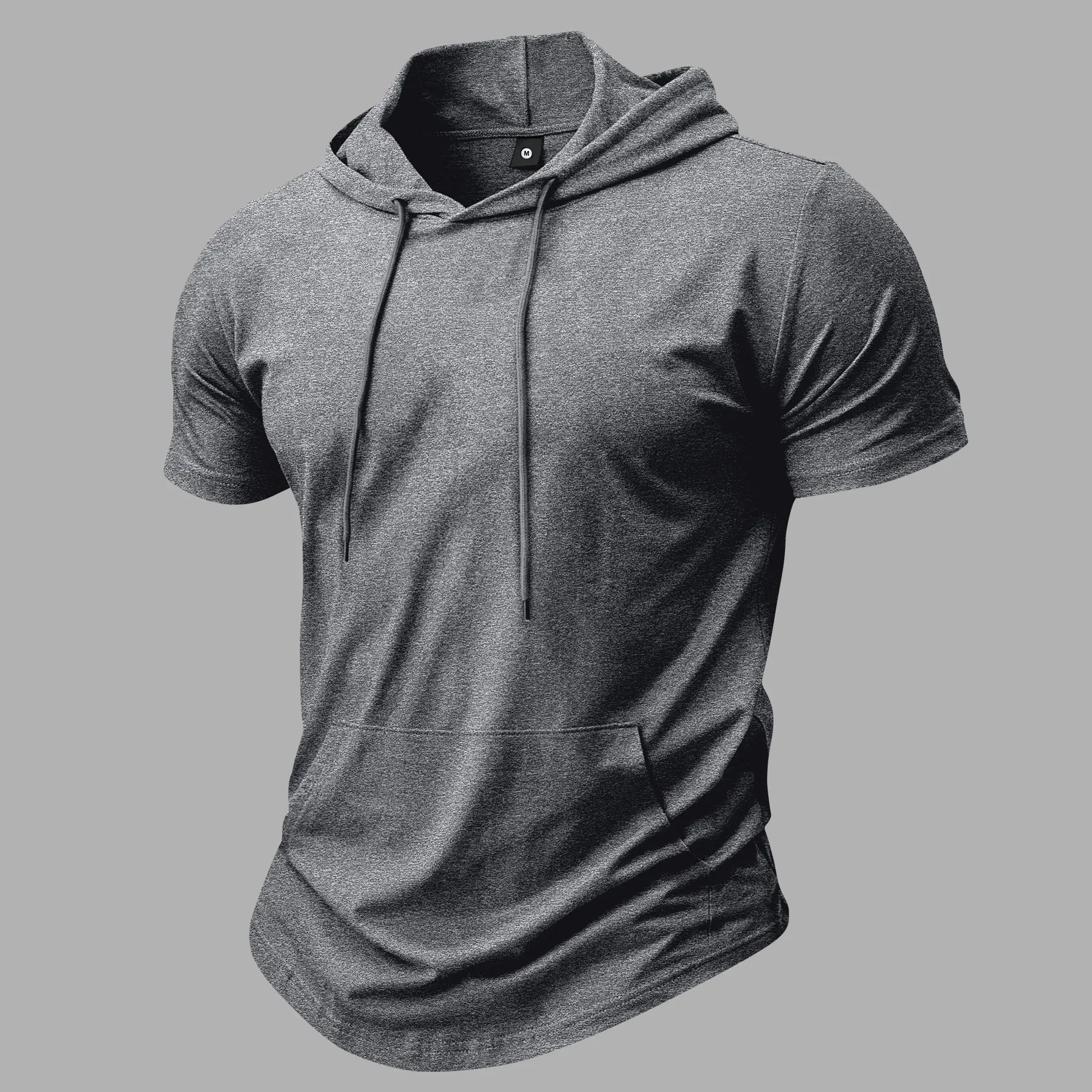 Men’s Lightweight Summer Hooded Short-Sleeve T-Shirt - Trendy Streetwear Hoodie Tops for Everyday Wear, Casual Outings, Vacations, Sports & Trips; Perfect Birthday Gift for Boyfriend, Husband; Great for Fishing, Basketball, Camping, Gym, Workouts